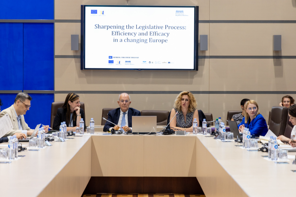 16.06.2025 – Atelier de instruire organizat în cadrul Proiectului Twinning „Consolidarea
                                capacităților Parlamentului Republicii Moldova și a rolului său în procesul de
                                aderare la UE”, finanțat de Uniunea Europeană